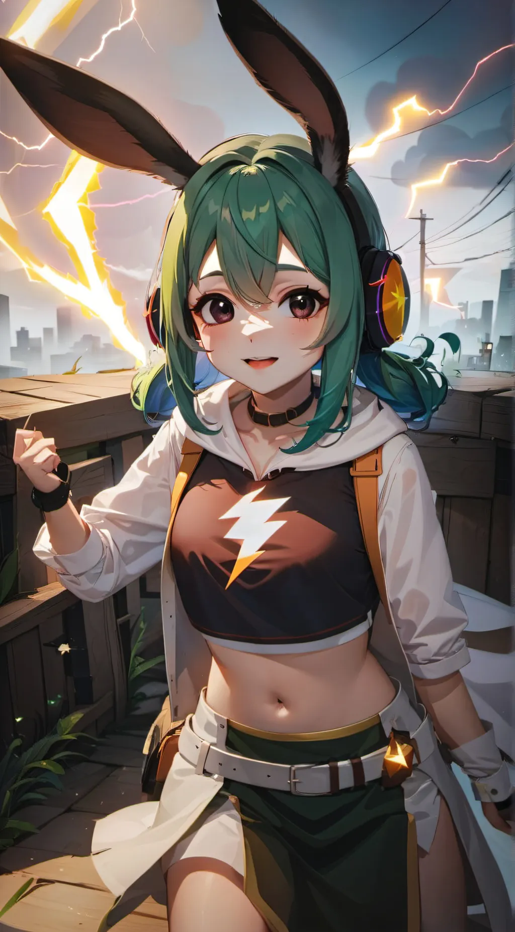ai character: Hannah (Hoppy) background