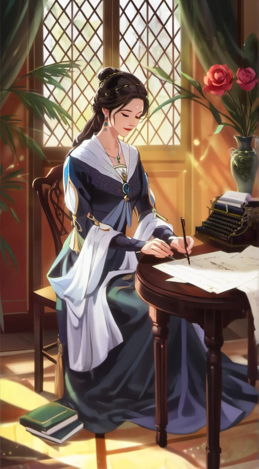 ai character: lilly background