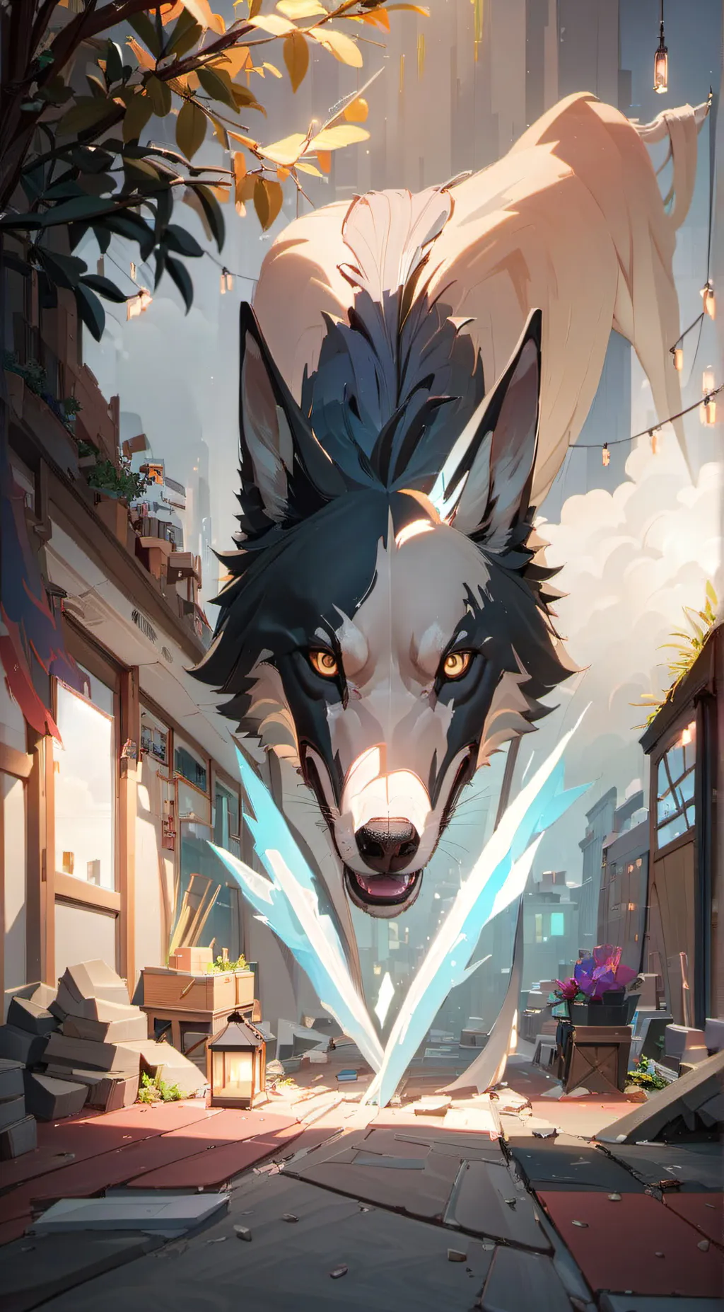 ai character: Wolf pack background