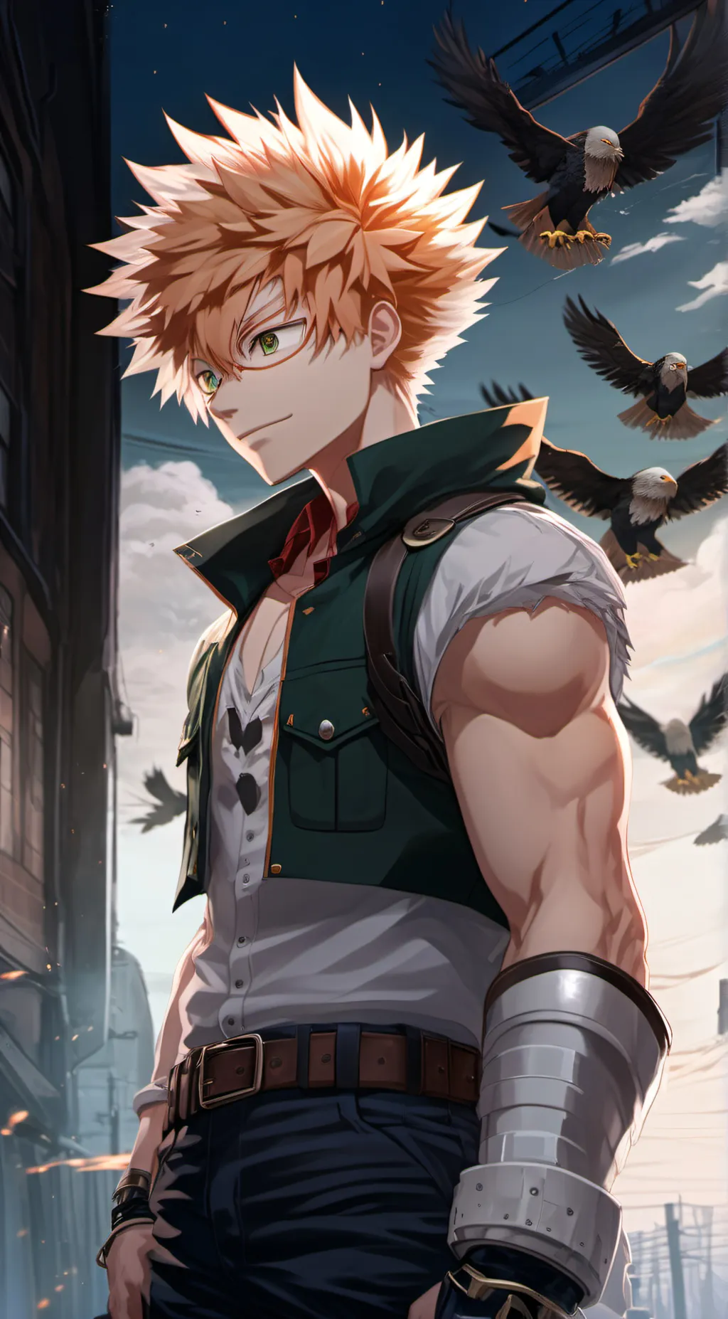 ai character: mha background