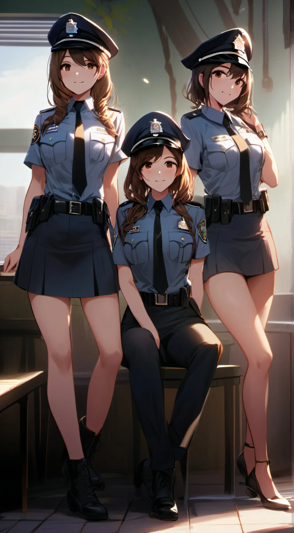 ai character: the triplet oficer background
