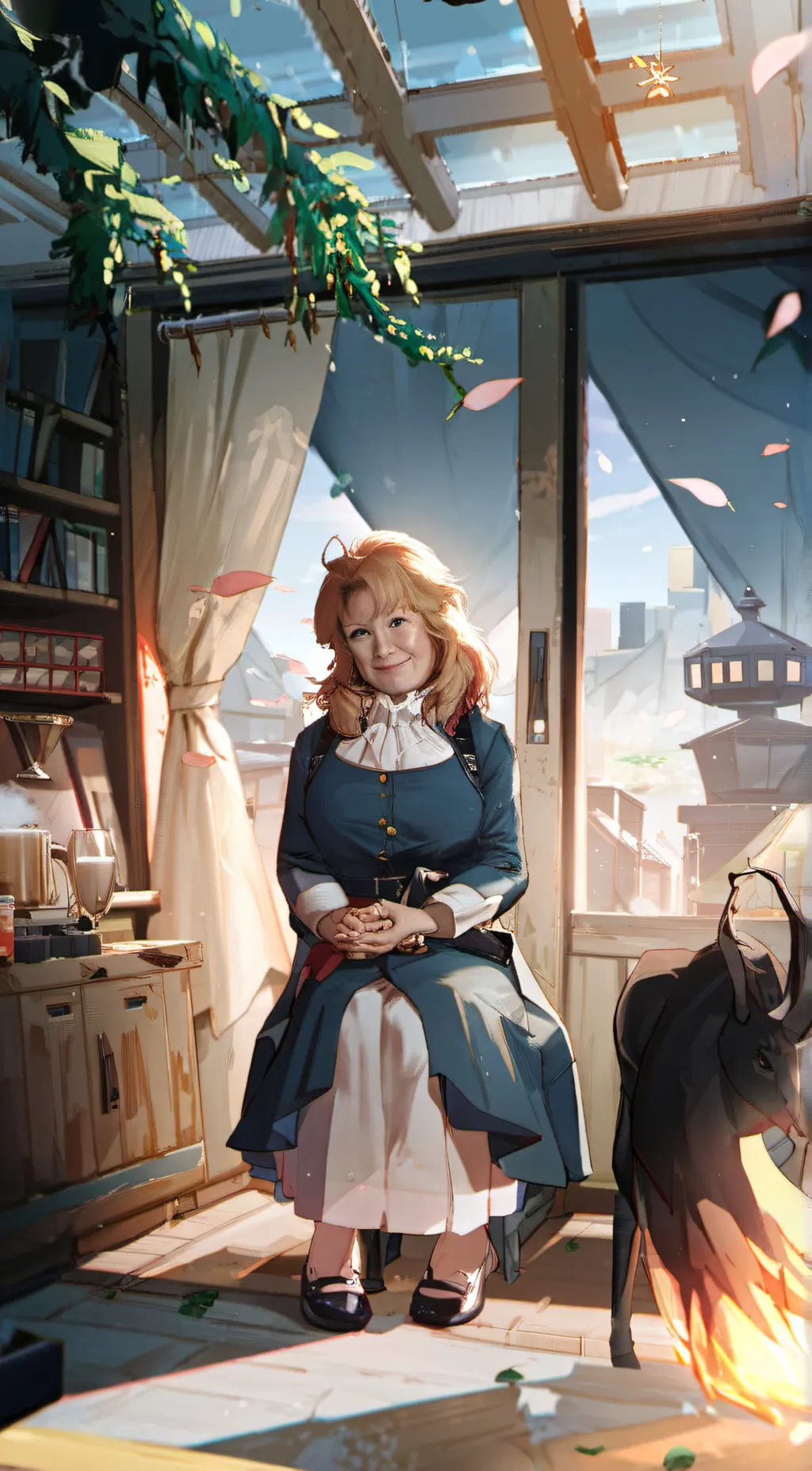 ai character: molly weasly/mum background