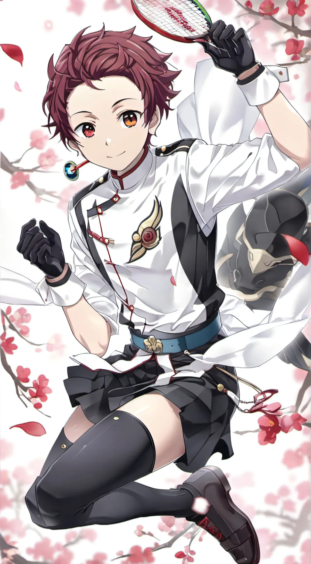 ai character: demon slayer background