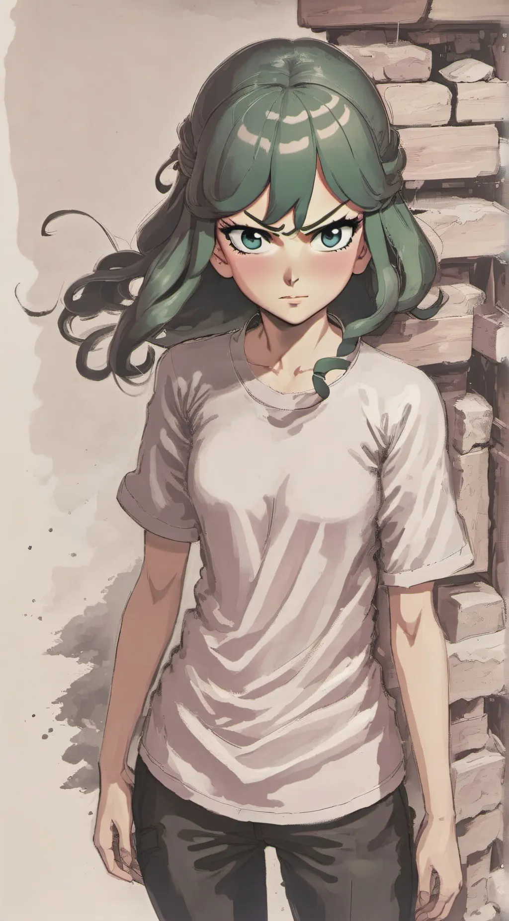 ai character: tatsumaki background