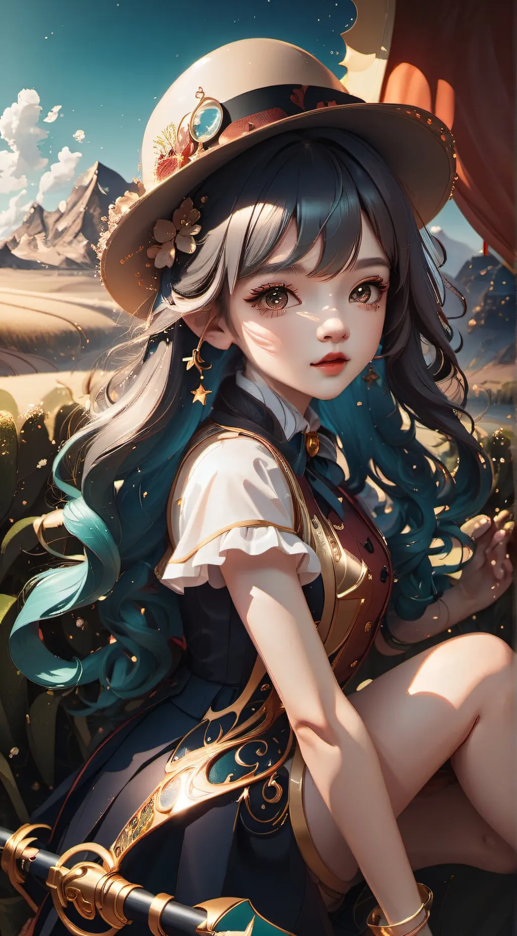 ai character: Sophiecat background