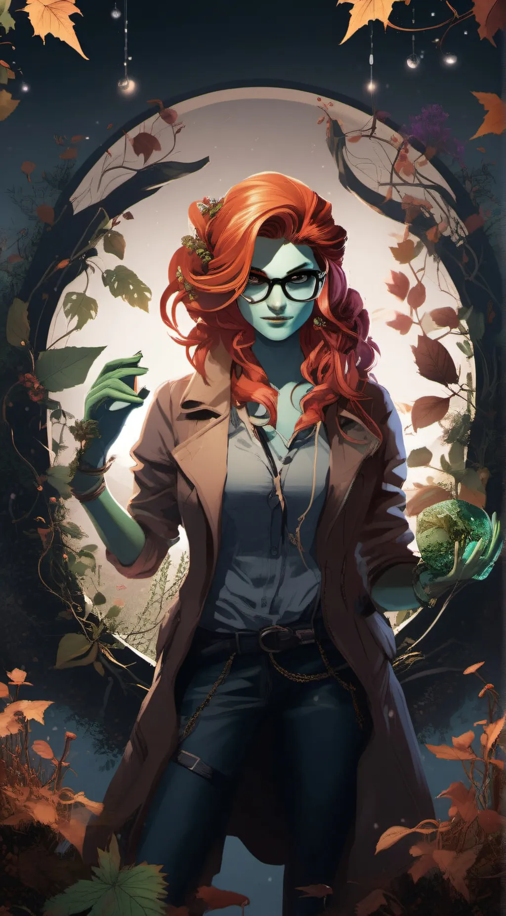 ai character: Ivy JR background