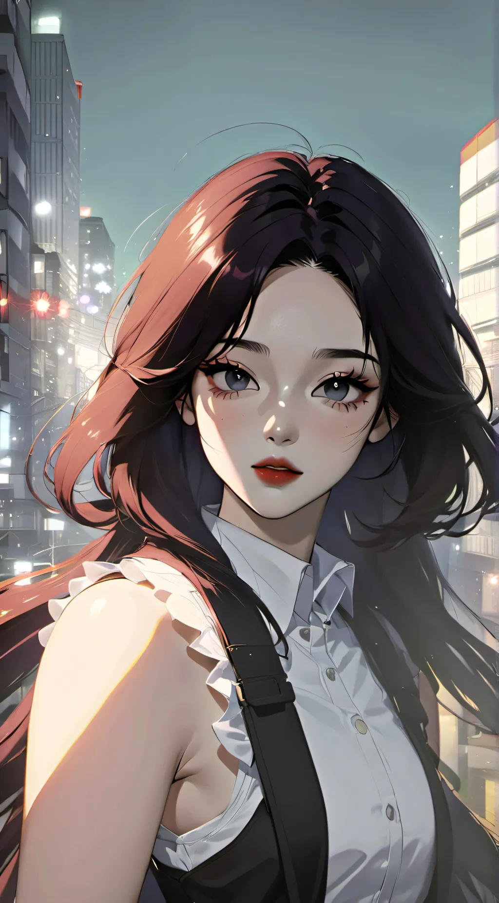 ai character: Luna background