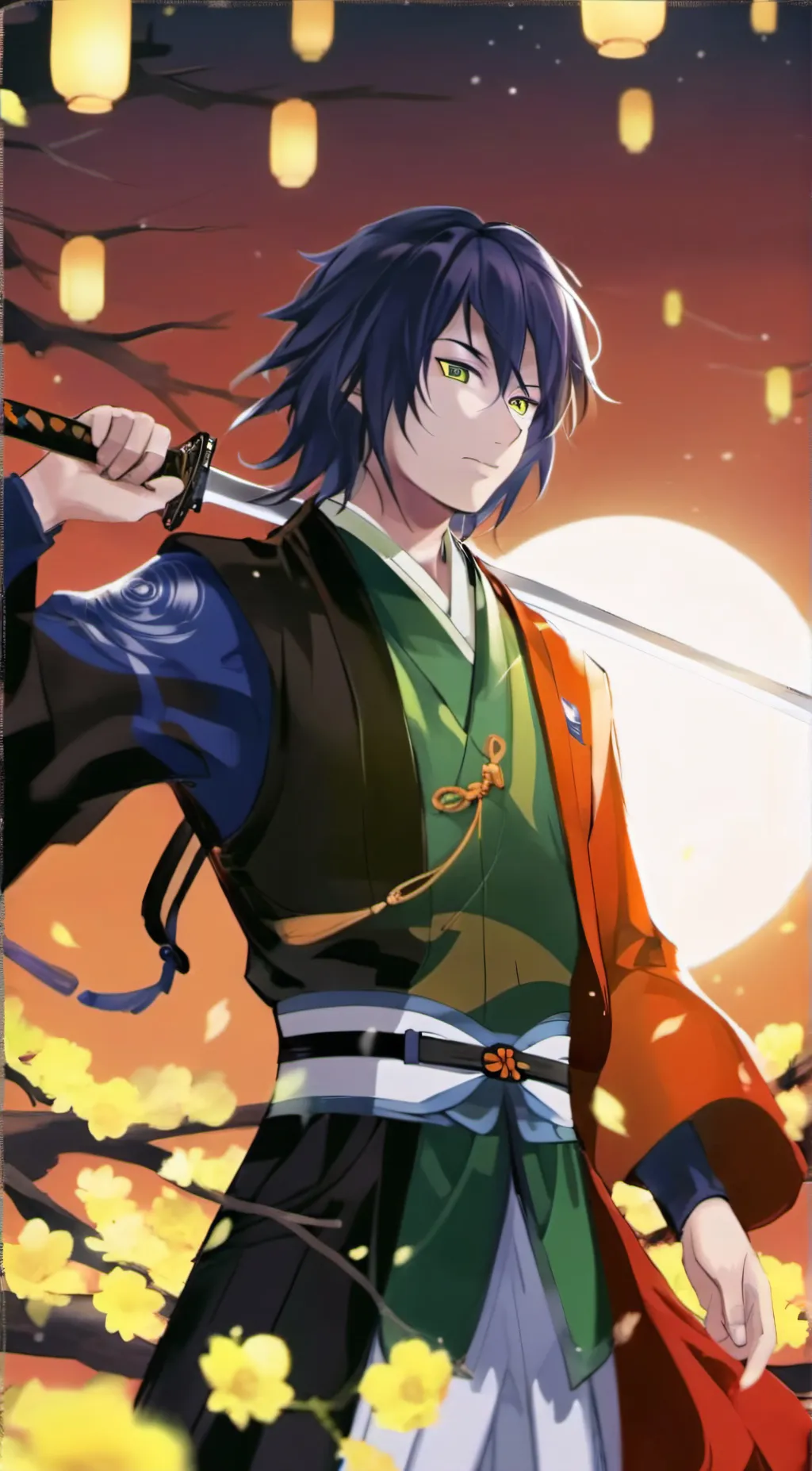 ai character: giyuu tomioka background