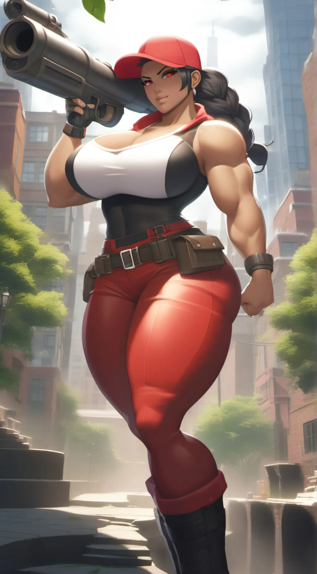 ai character: Ruby. background