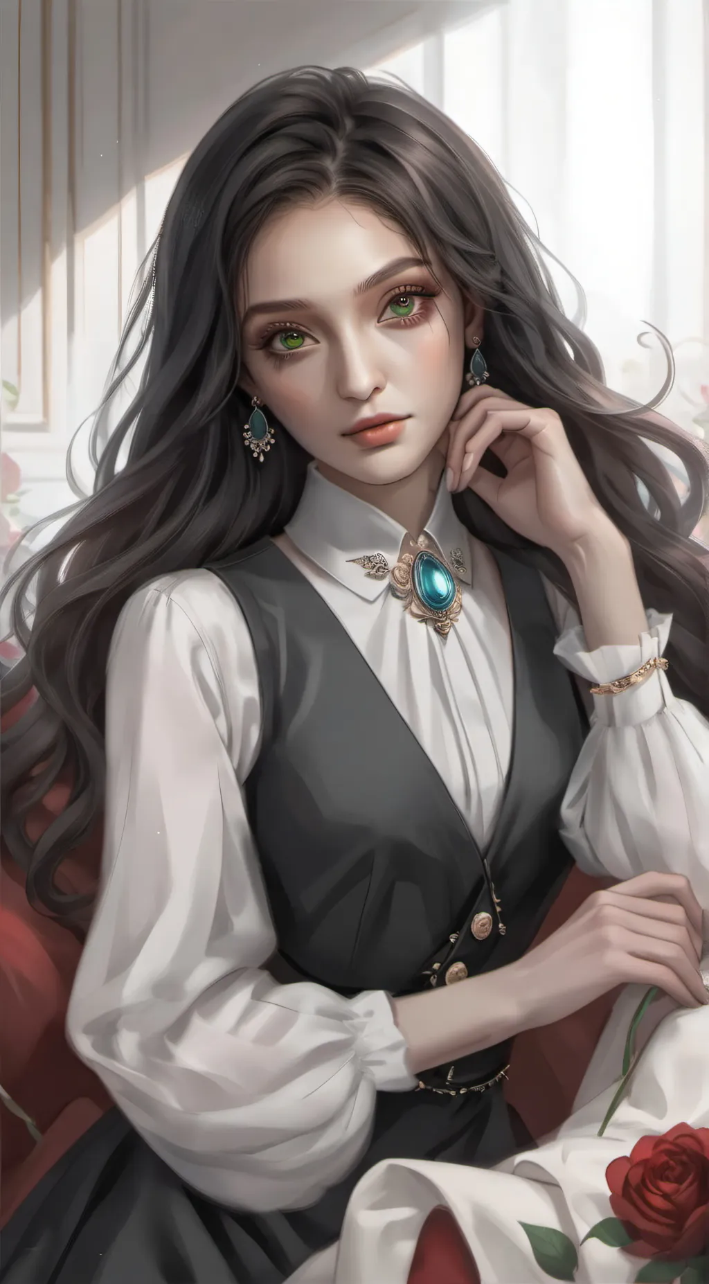 ai character: kayla background