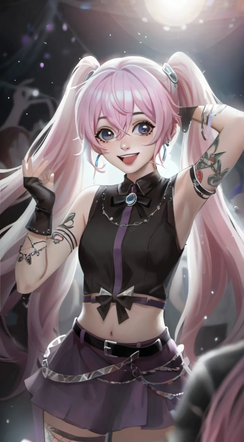 ai character: Rain mcCoole background