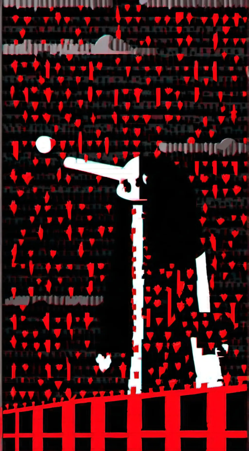 ai character: vhs sans background