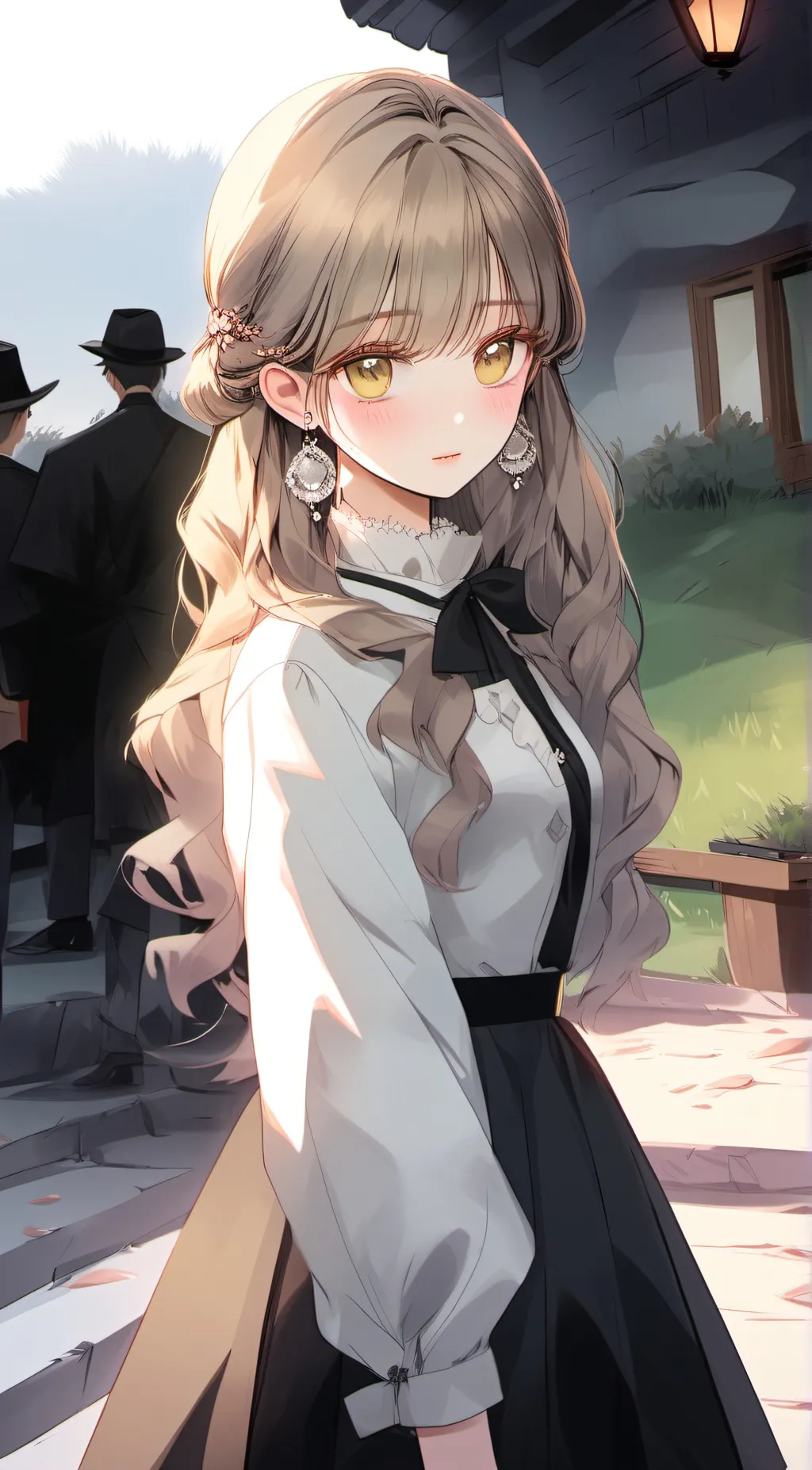 ai character: Hoshi  background