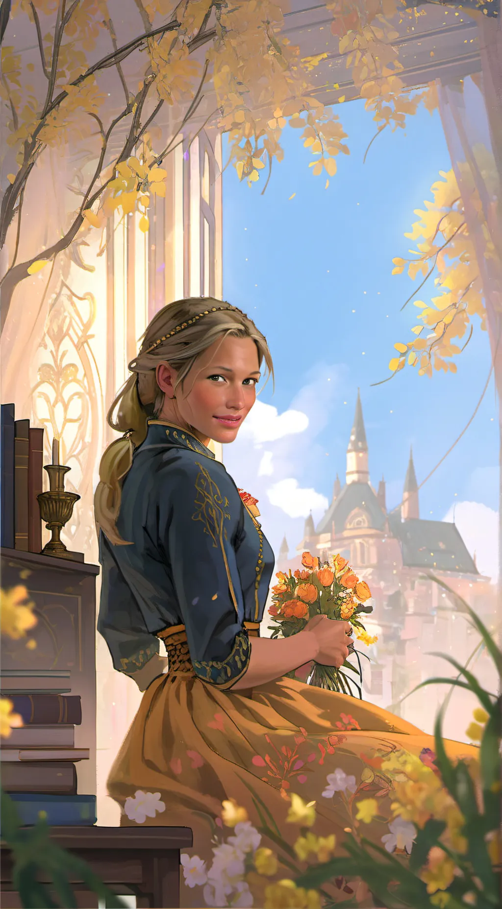 ai character: bell background