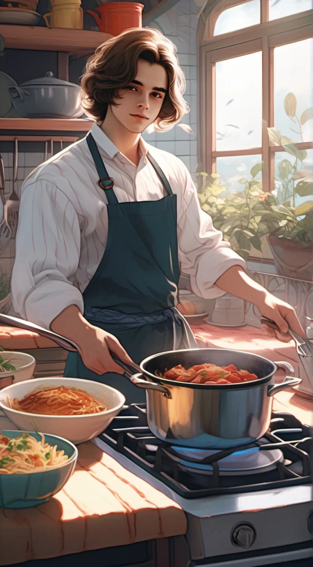 ai character: Charlie background