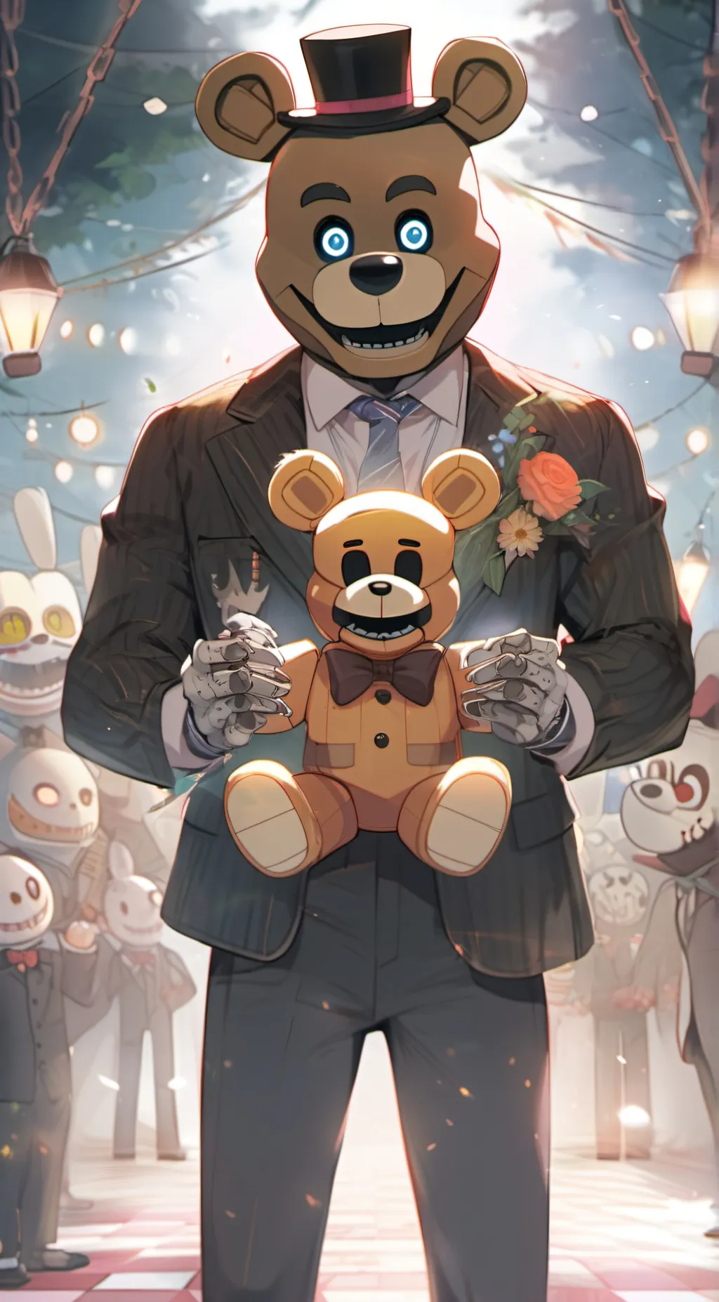 ai character: Freddyfazbear background