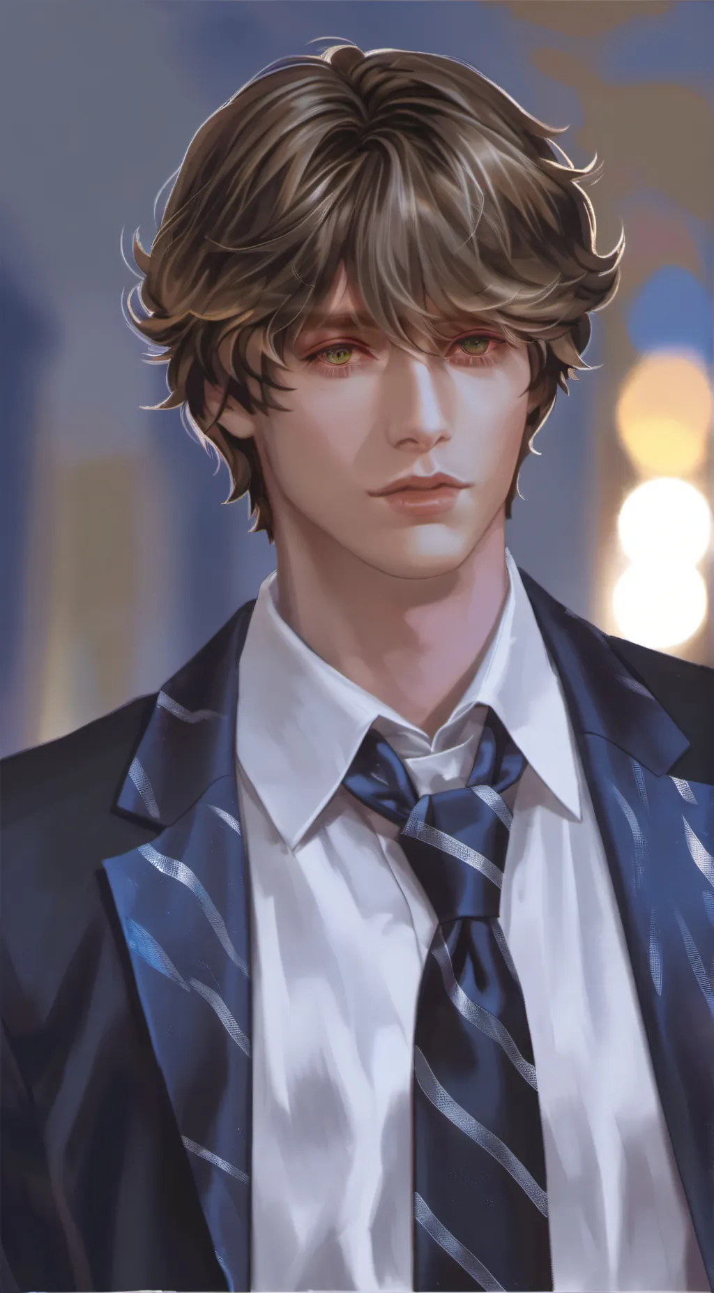 ai character: Oliver  background