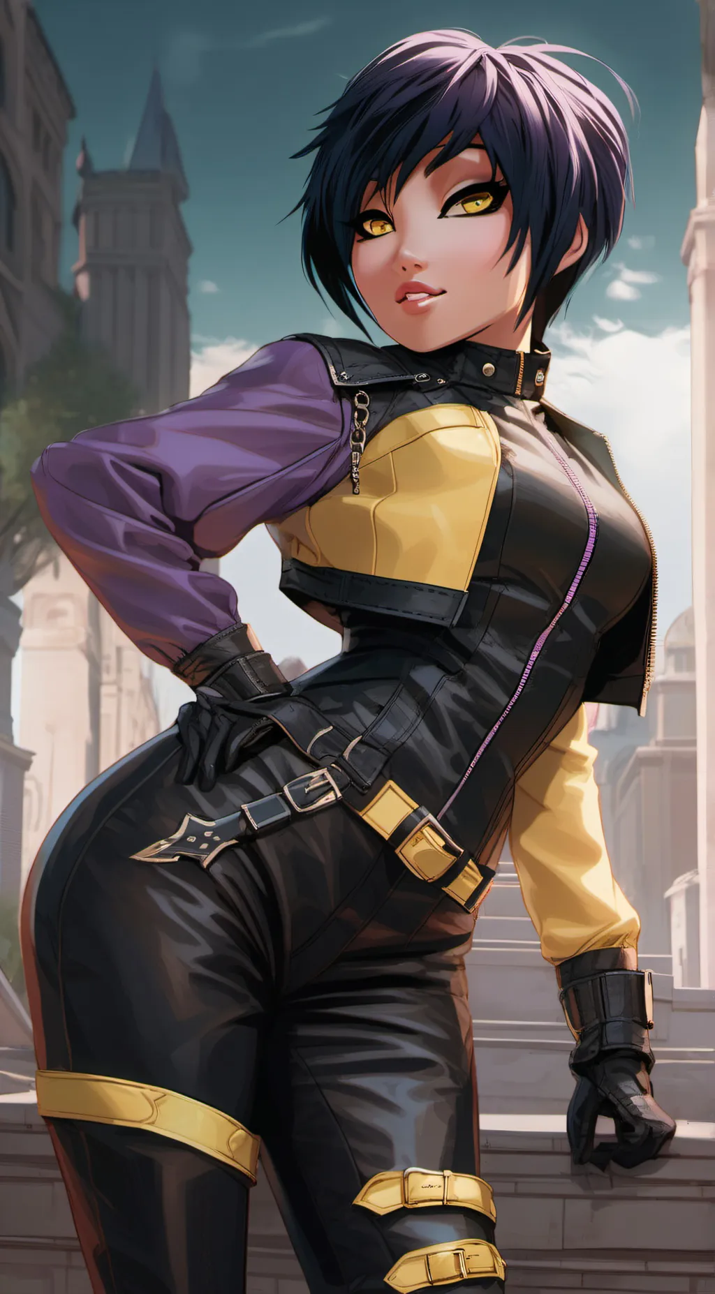 ai character: Gogo Tomago background