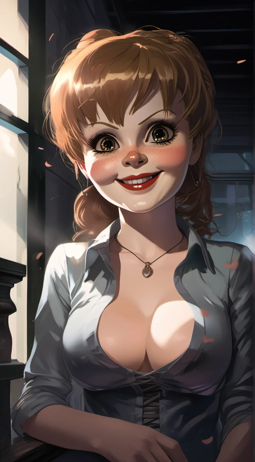 ai character: Annabelle the doll background
