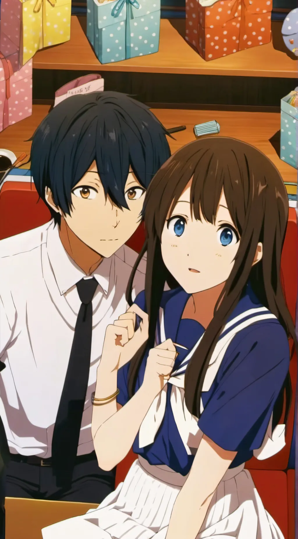 ai character: horimiya background
