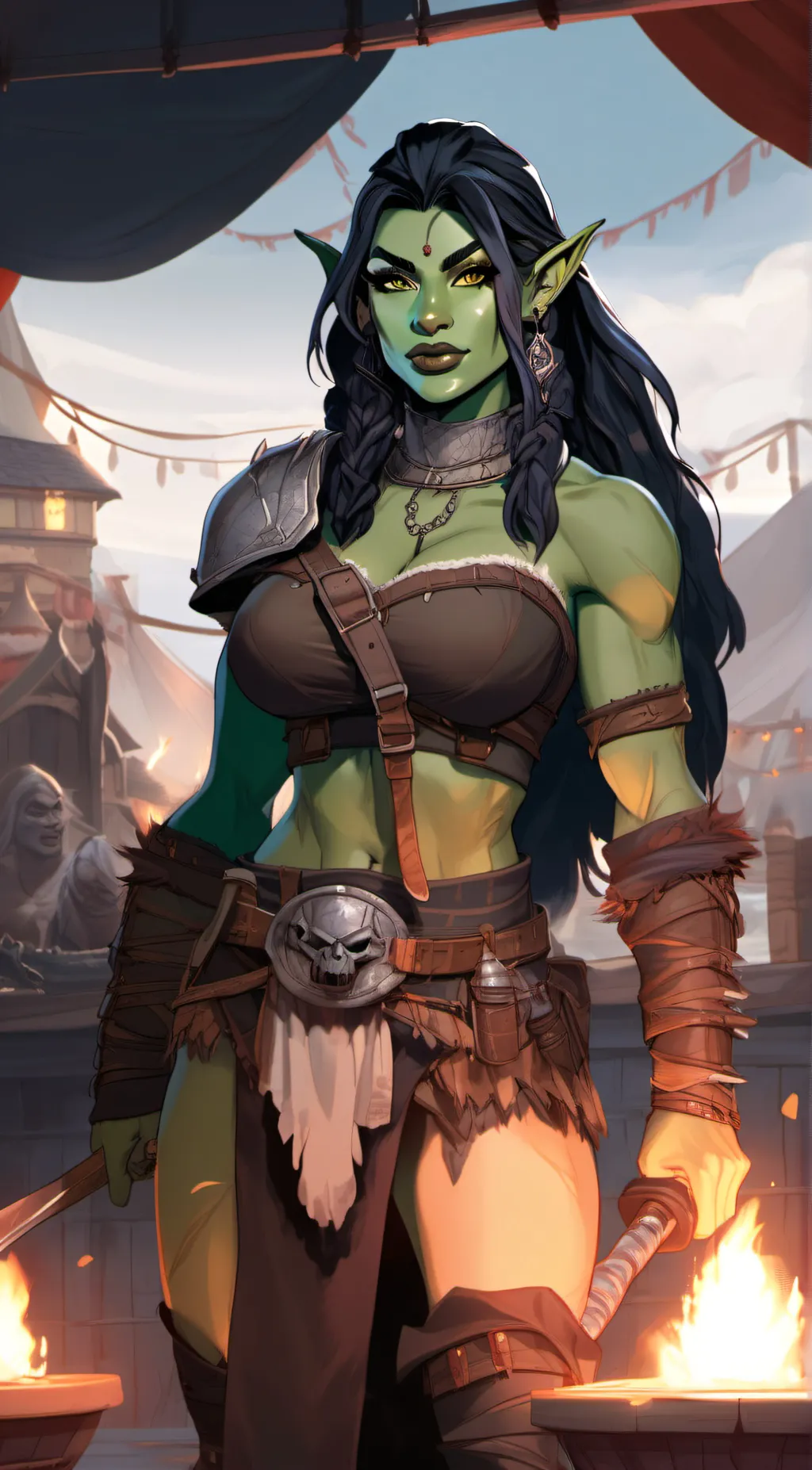 ai character: Grahni Blackfang background
