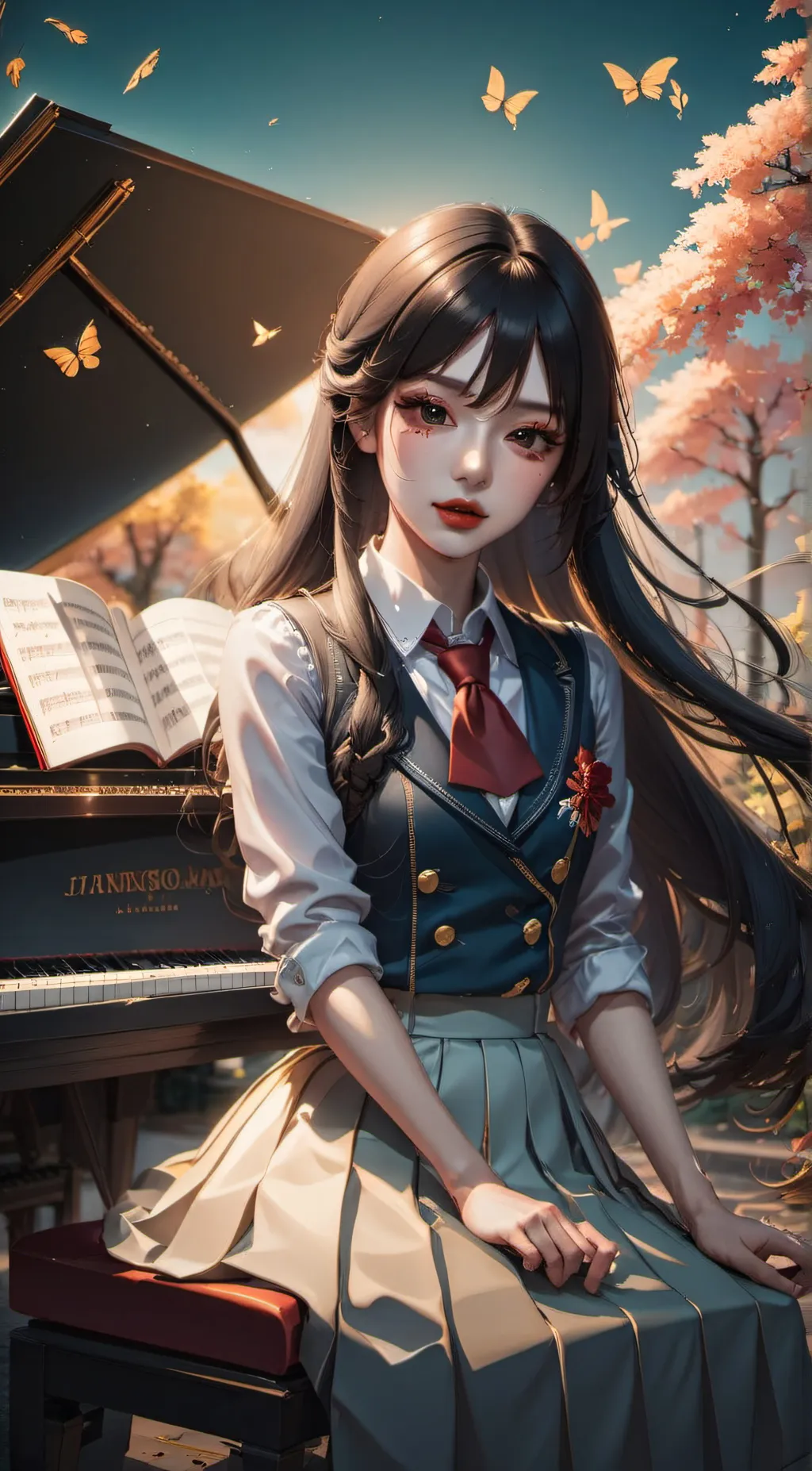 ai character: Aoko background