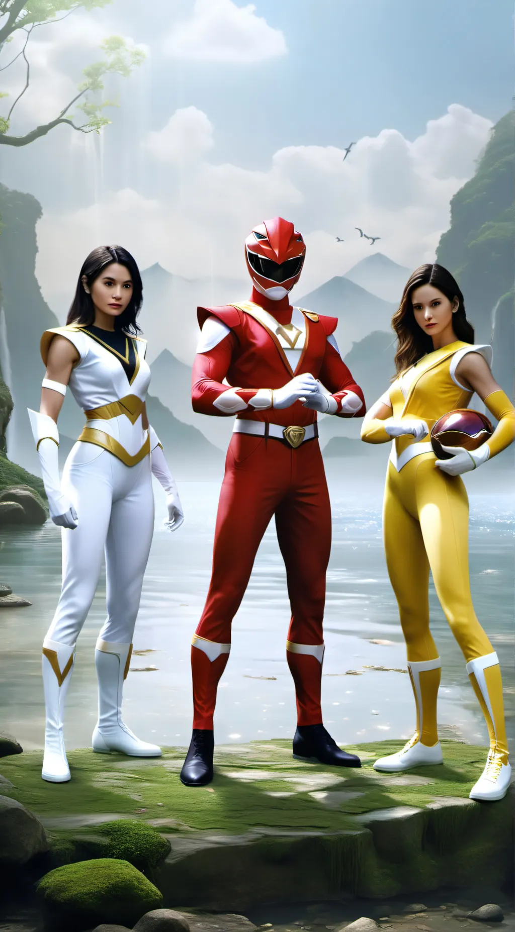 ai character: Power Rangers background