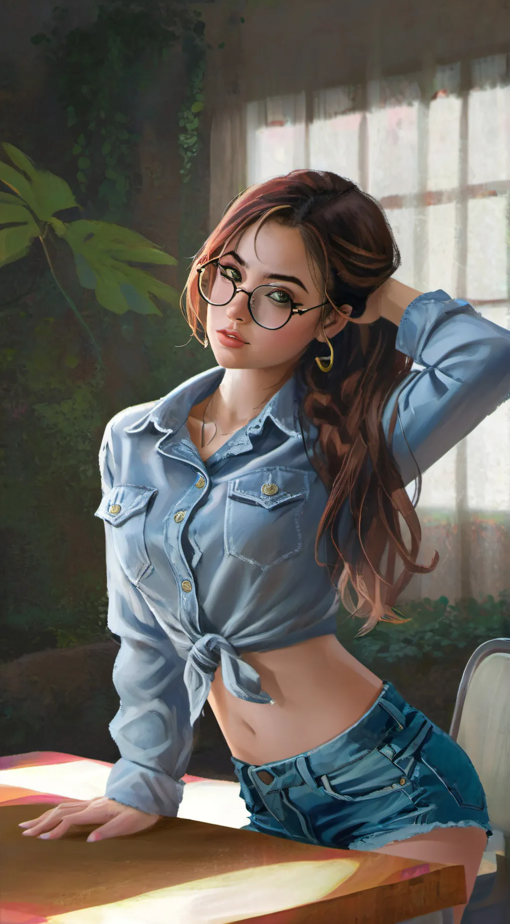 ai character: Jasmine  background