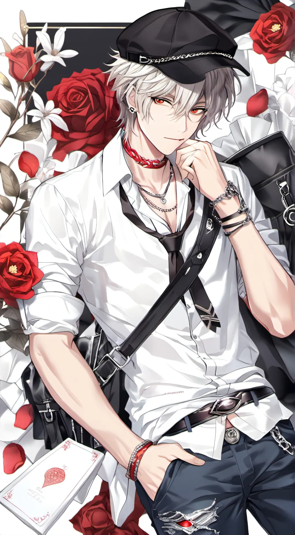 ai character: 🖤andrew🖤 background