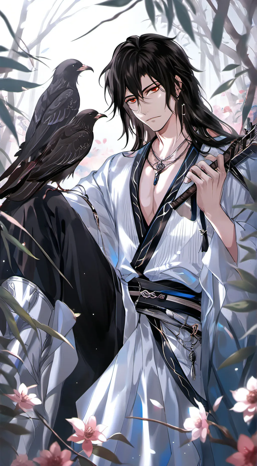 ai character: shoto awaza  background