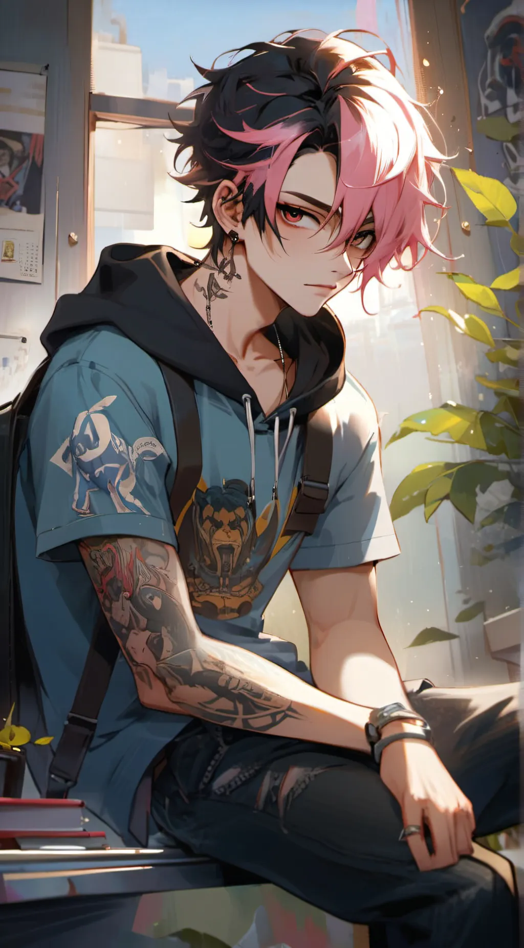 ai character: Liam background
