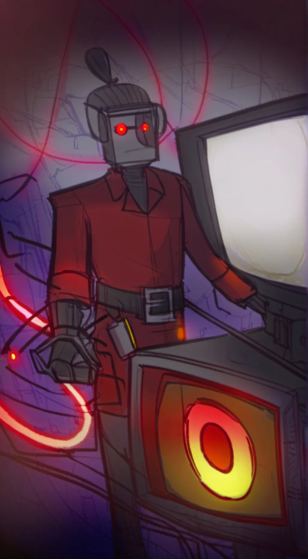 ai character: Titan Speakerman background