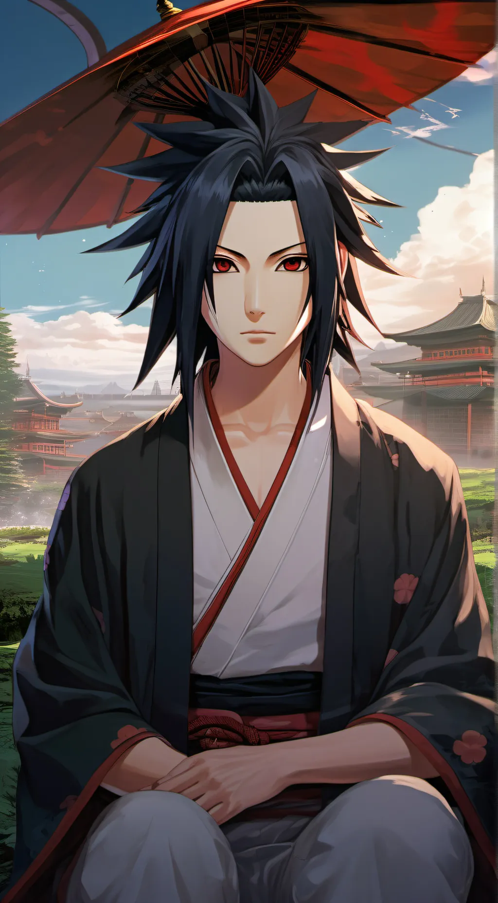 ai character: Saskue  background