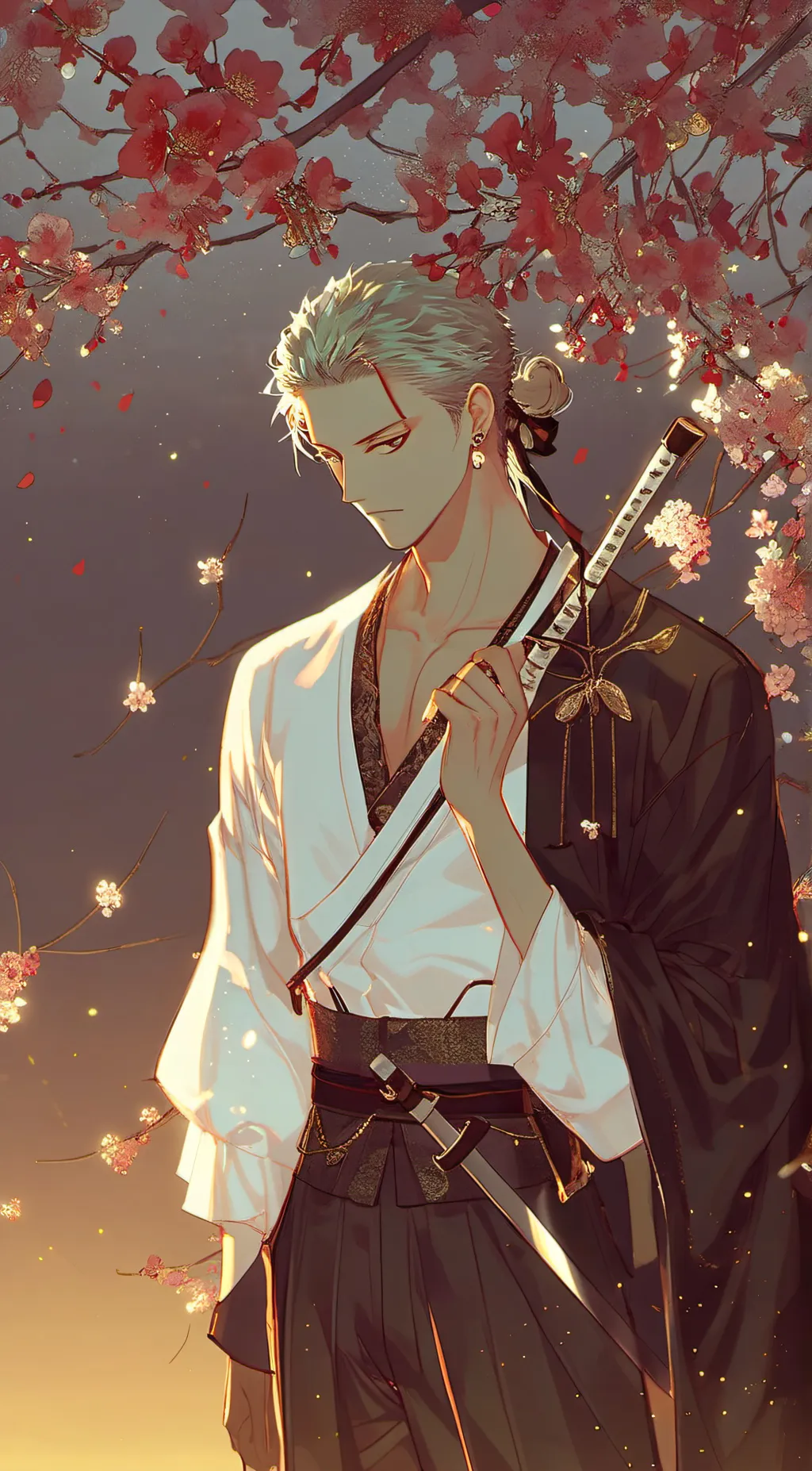 ai character: Zoro background