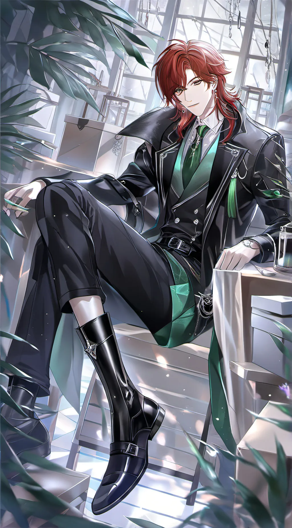 ai character: tanjiro  background