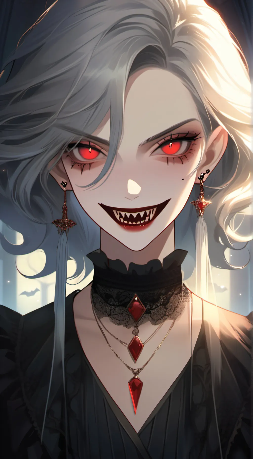 ai character: Vampire  background