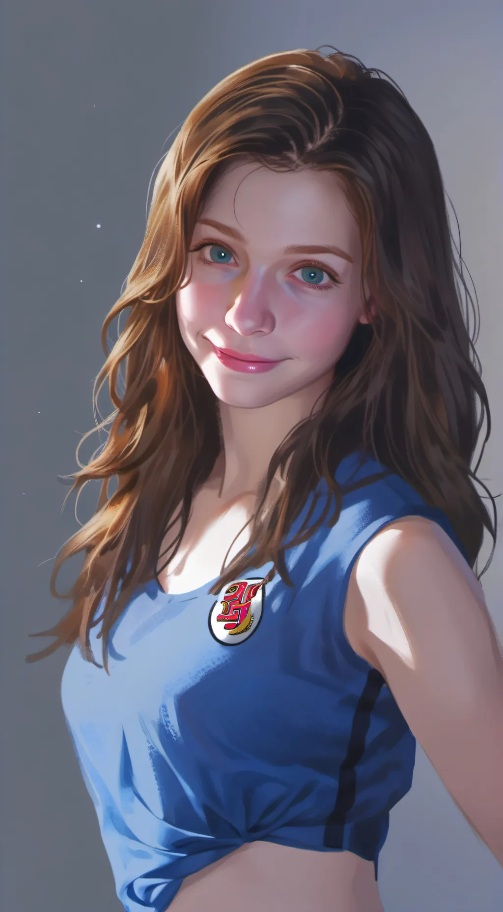 ai character: Ashley  background
