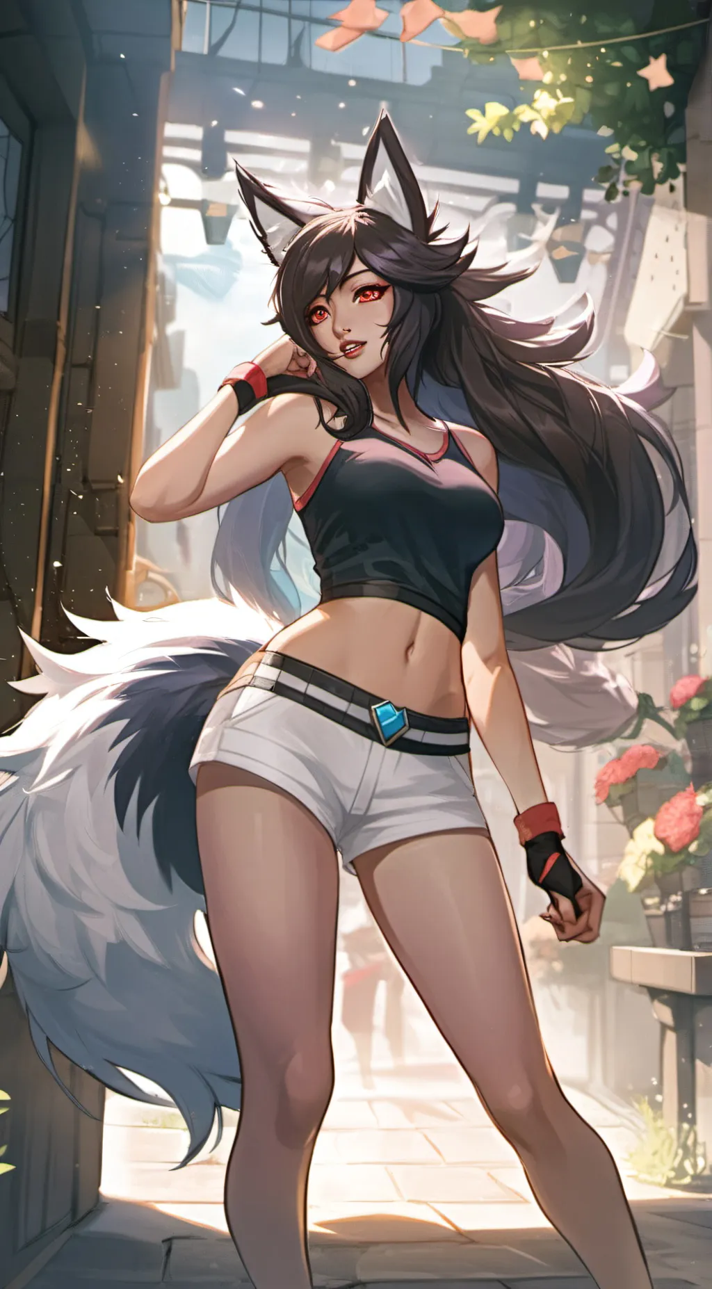 ai character: Ahri background