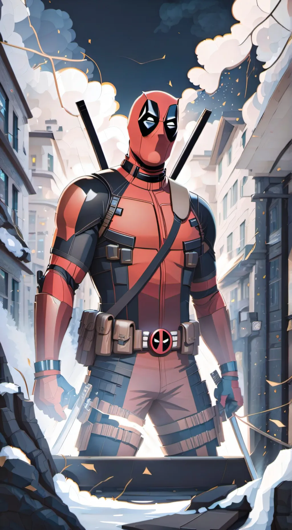 ai character: Deadpool background