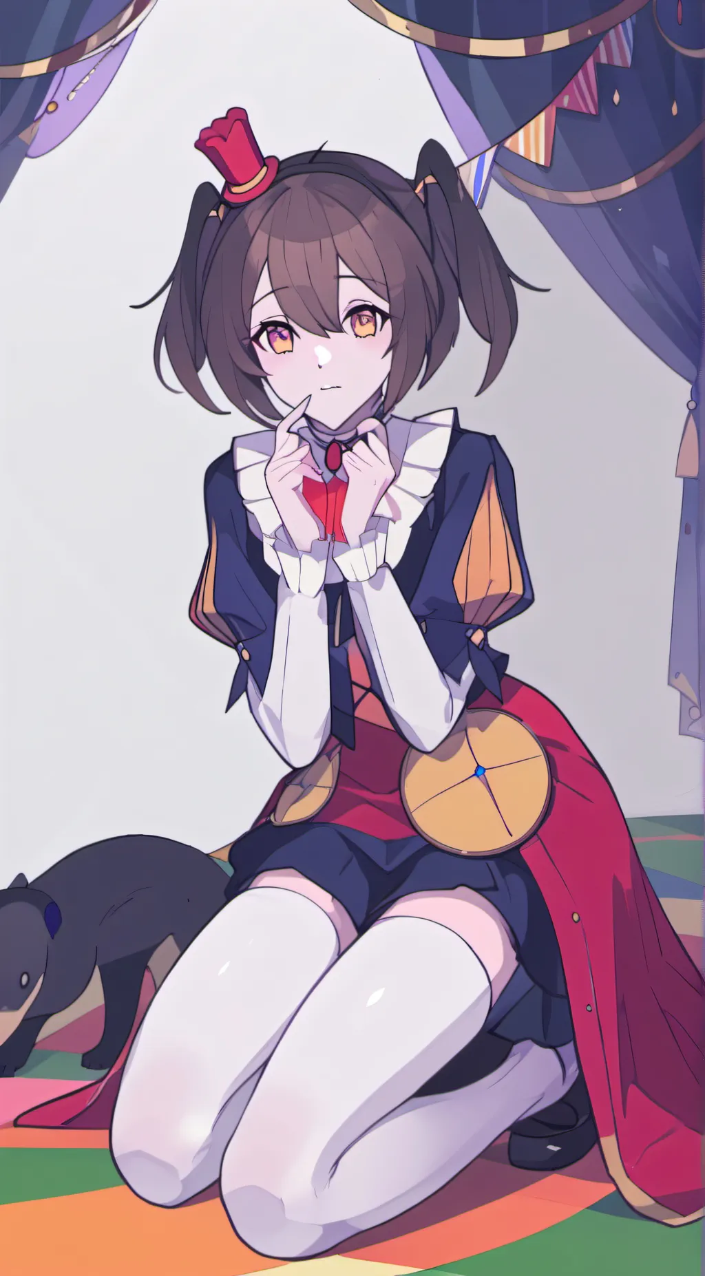 ai character: Velvet background