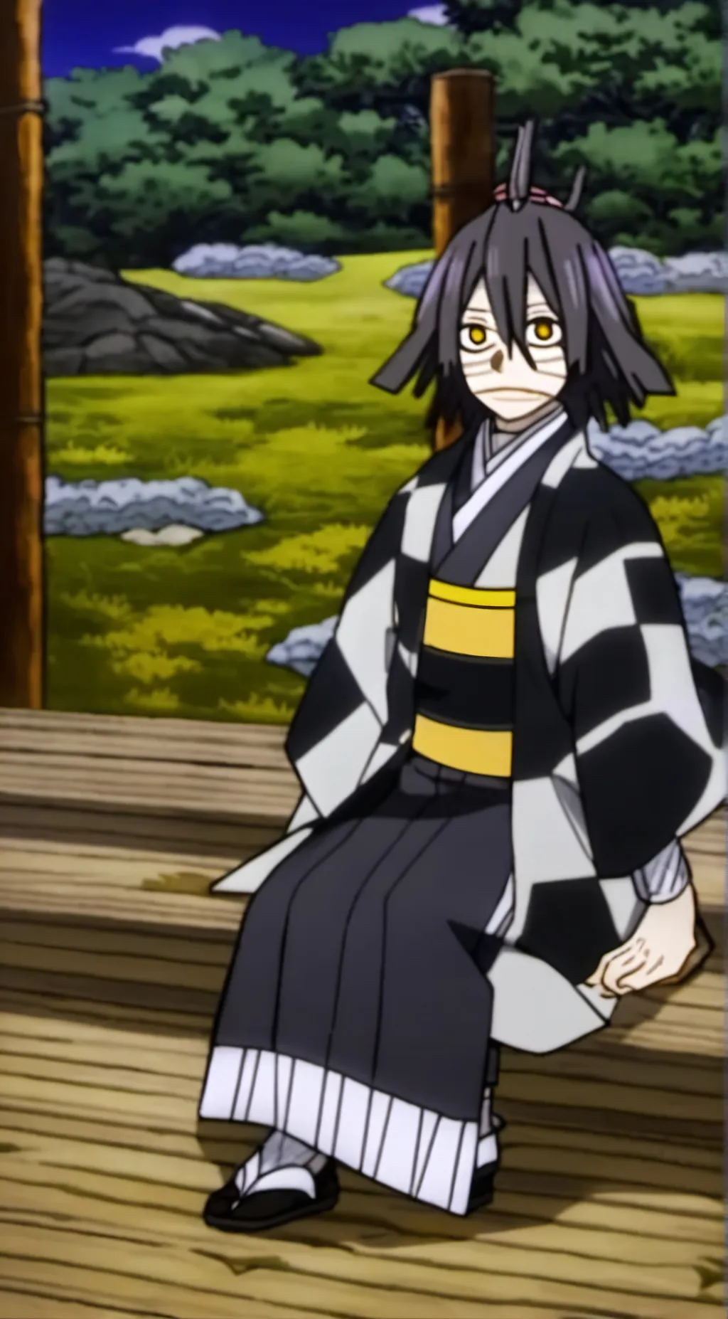 ai character: Obanai Iguro background