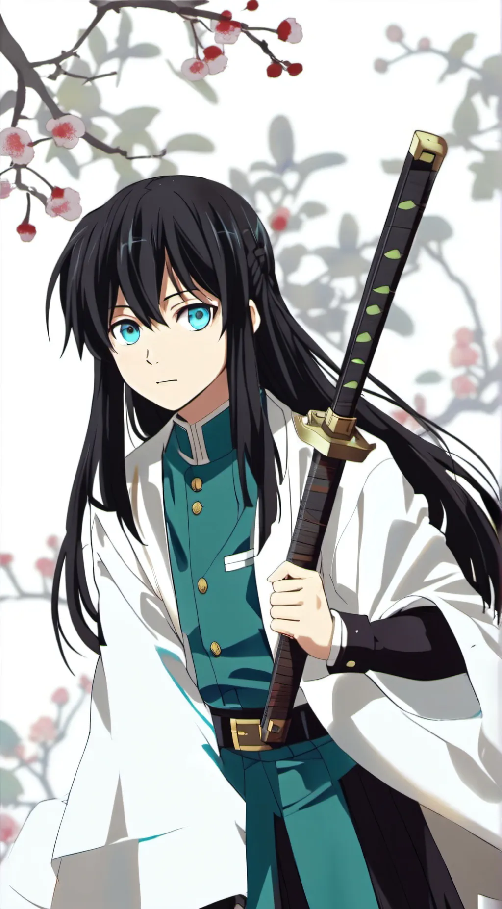 ai character: Muichiro tokito :) background