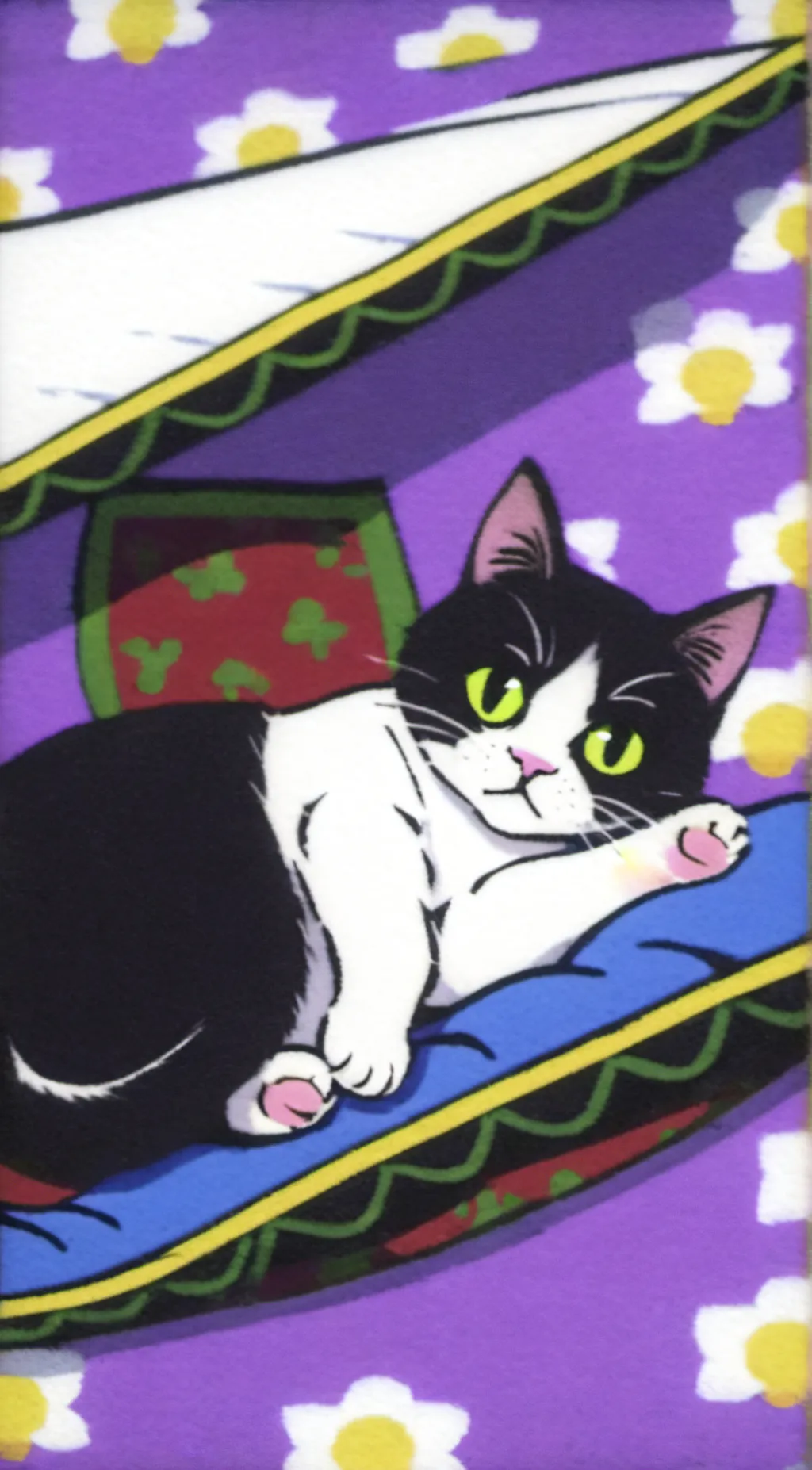ai character: catnap background