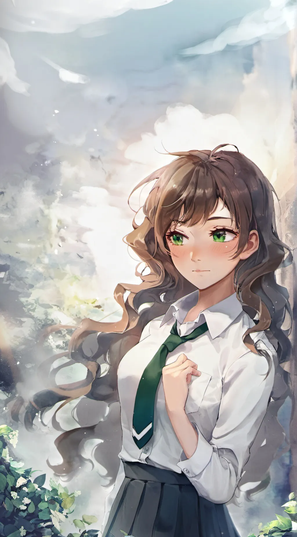 ai character: girlfriend  background