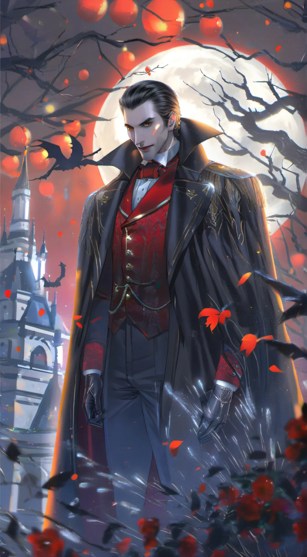 ai character: Dracula background
