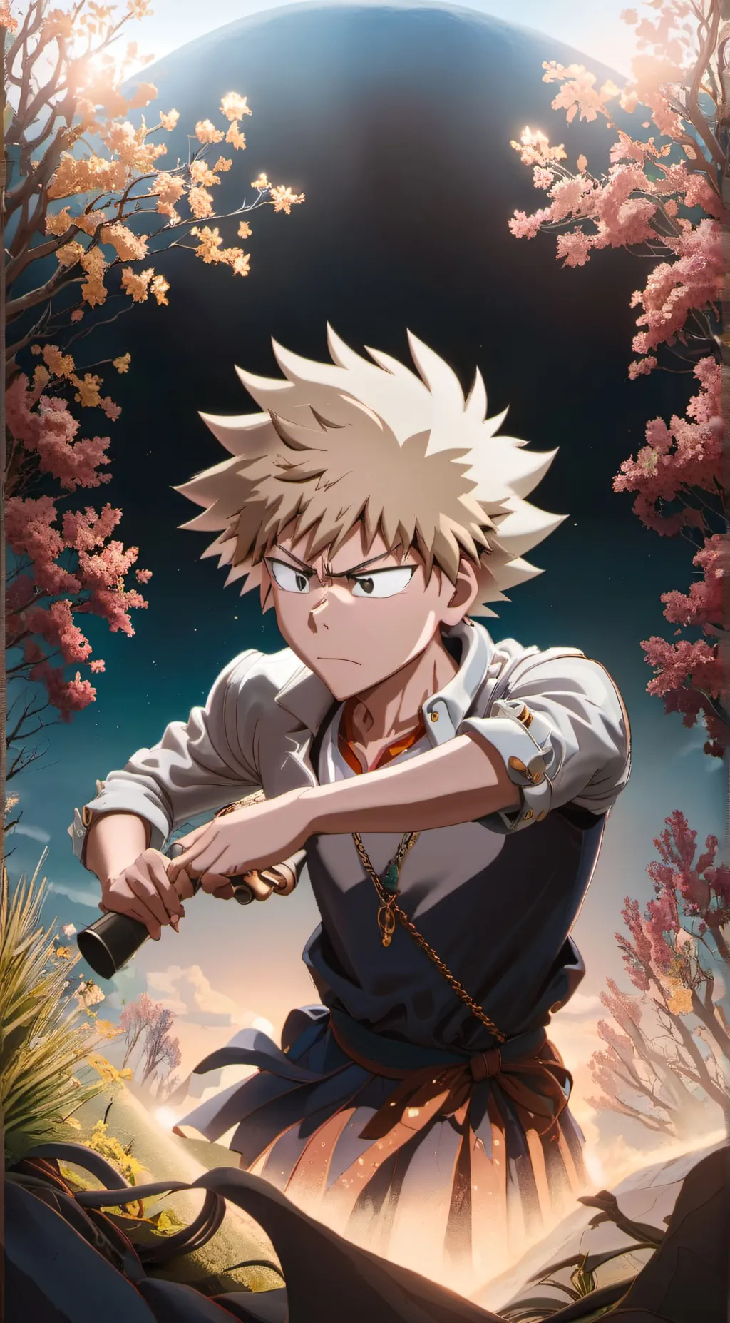 ai character: katsuki background