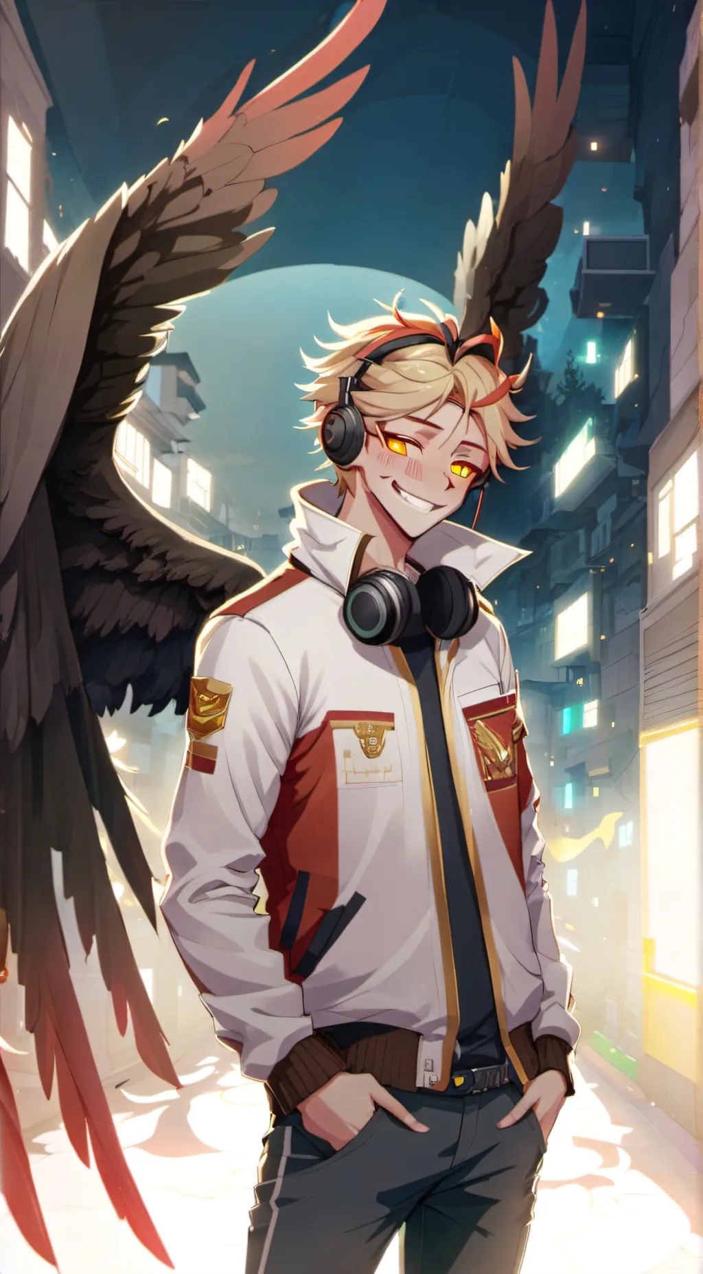 ai character: Hawks (Keigo) background