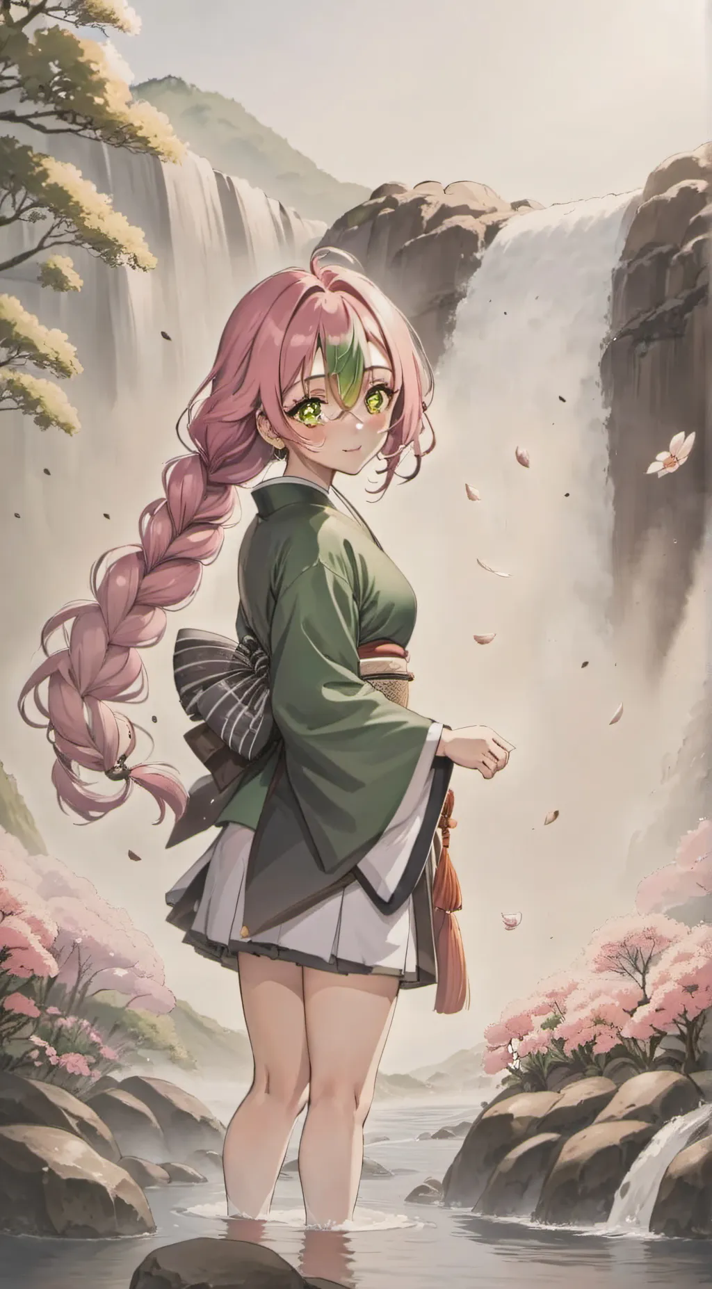 ai character: Ayame background