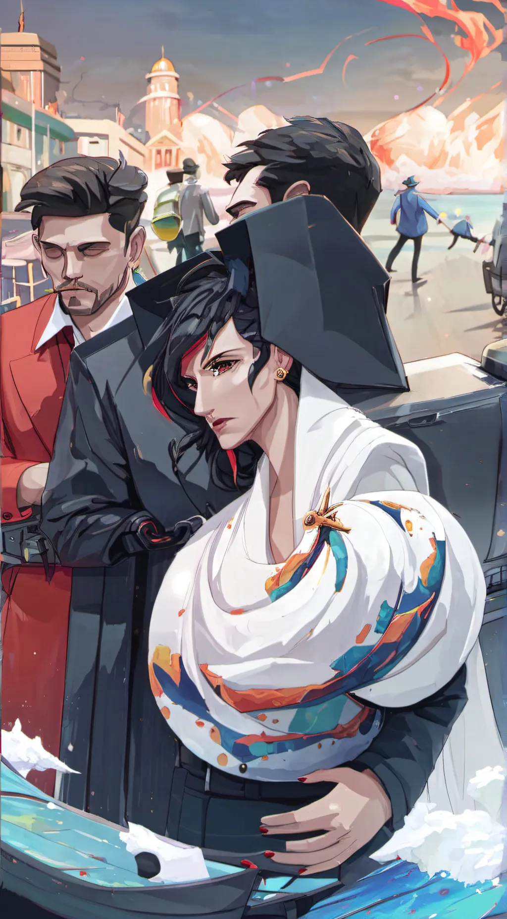 ai character: Guro background
