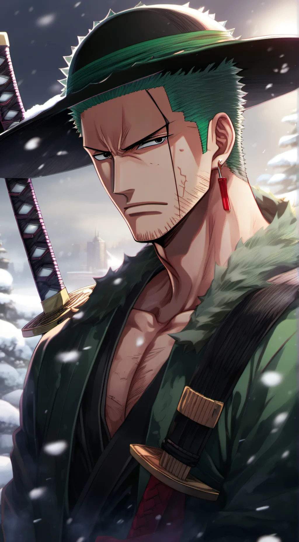 ai character: Roronoa Zoro background
